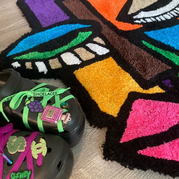 Custom Abstract Art Rug - Picture 2 of 3